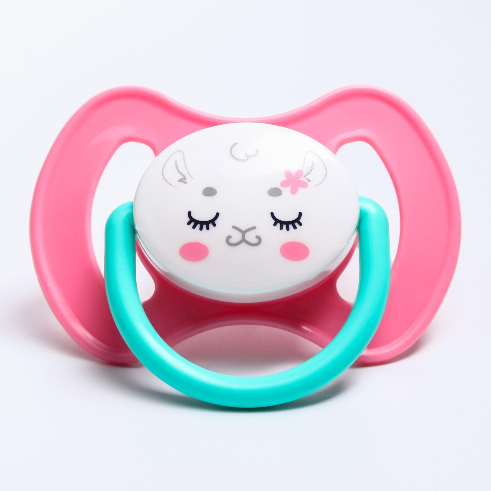 Мам&Бейби FOR KIDS Silicone orthodontic sօօther `Lama` 0 month+